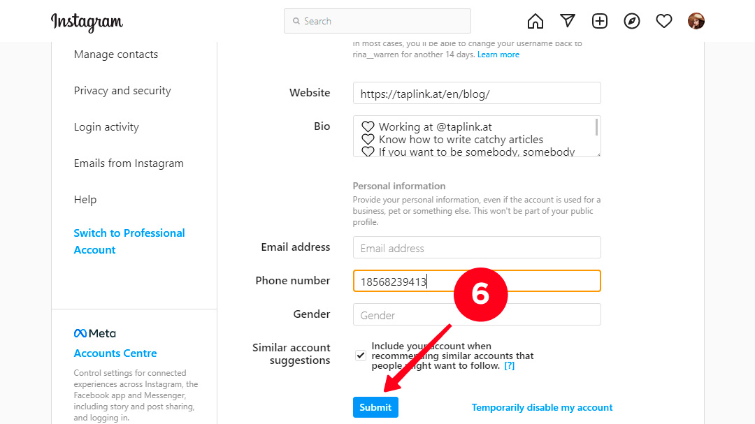 How to change your phone number on Instagram with ease