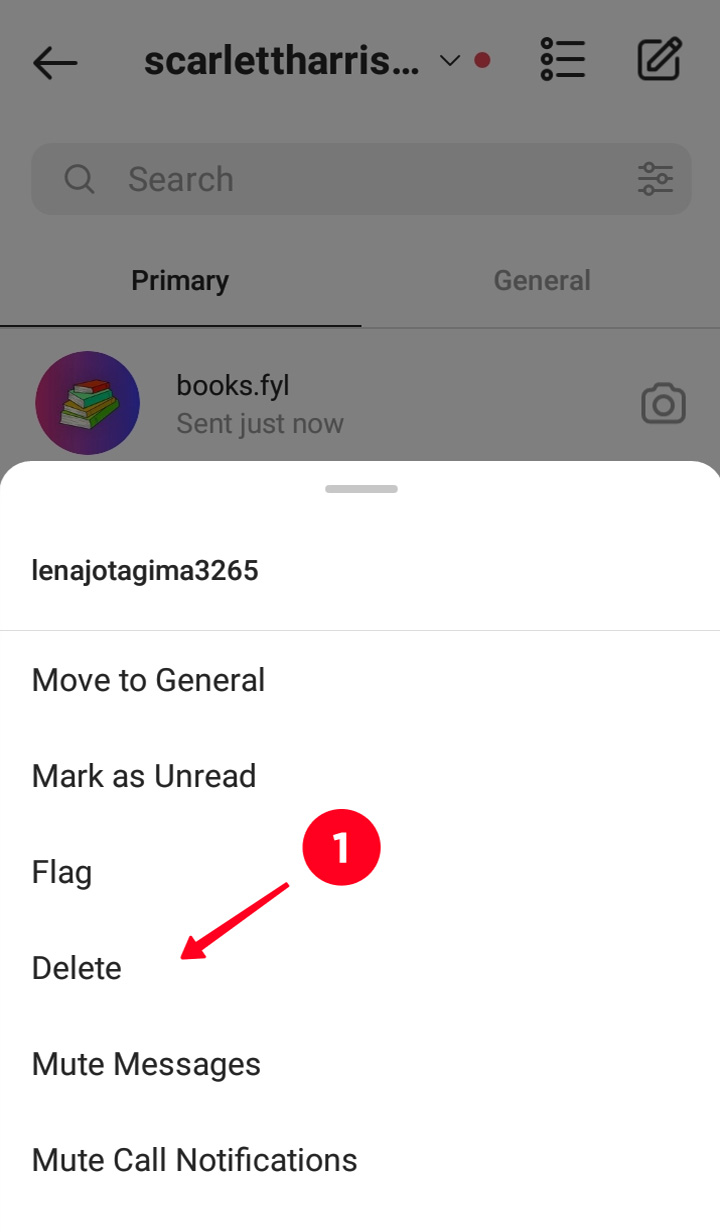 instagramdata deleted messages