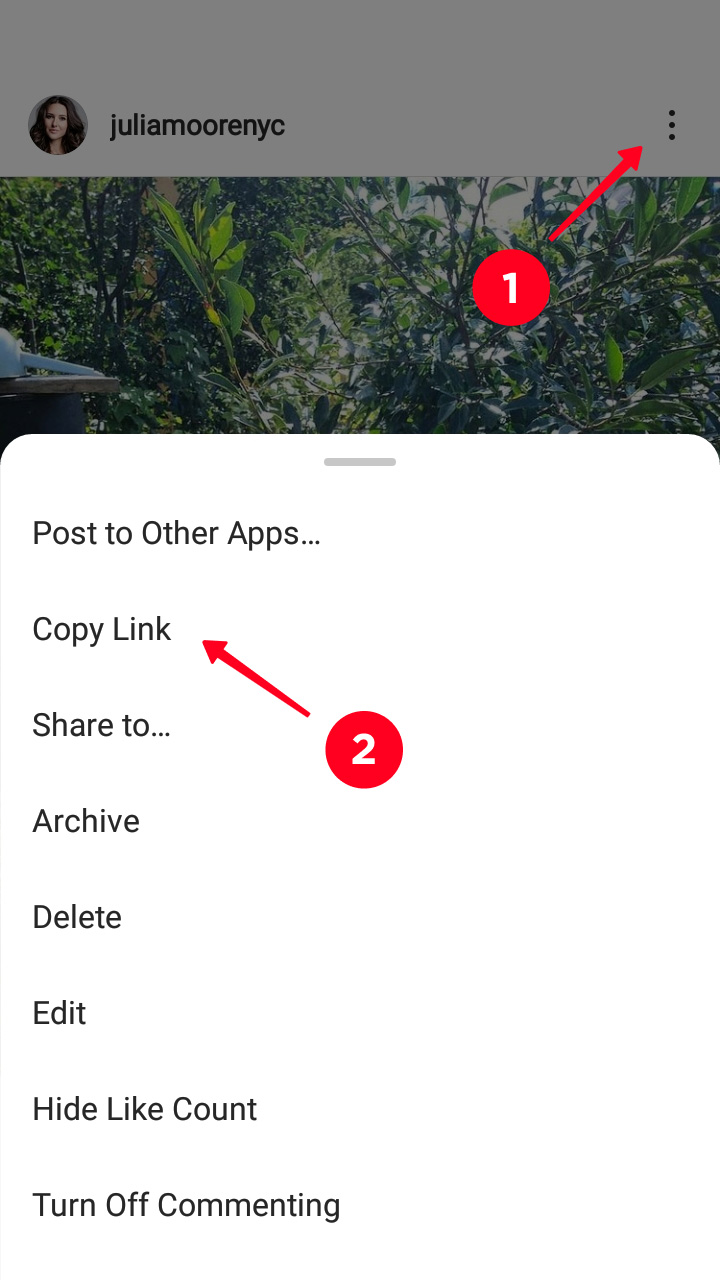 How to share a link to your Instagram profile?