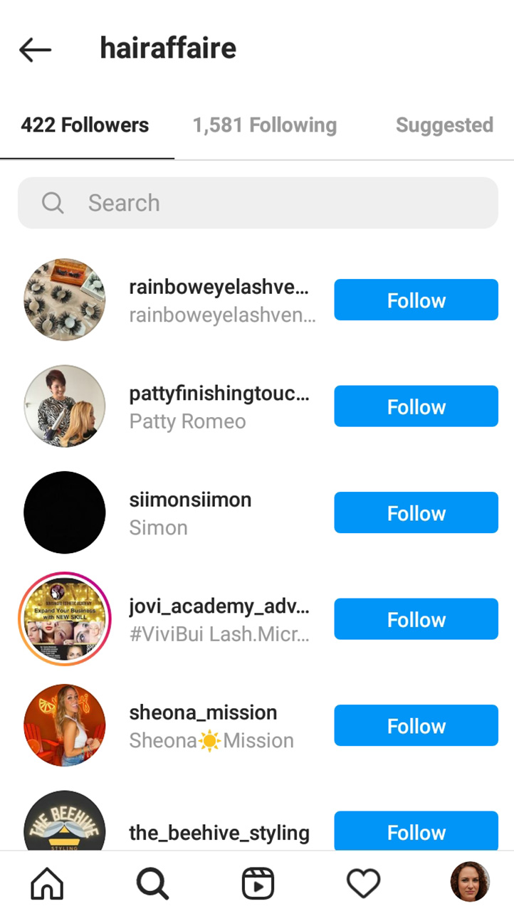 instagram search