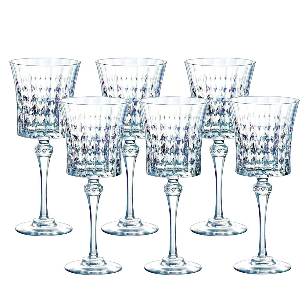Бокалы eclat cristal d arques. Eclat Cristal d'Arques бокалы. Набор фужеров (бокалов) для вина леди Даймонд 190мл 6шт. Cristal d'Arques Lady Diamond. Бокал Cristal d’Arques Франция.