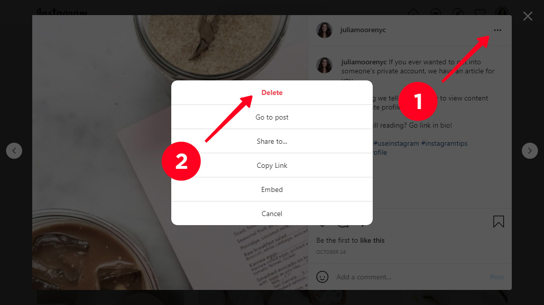 How To Delete Posts On Instagram — All Or One By One